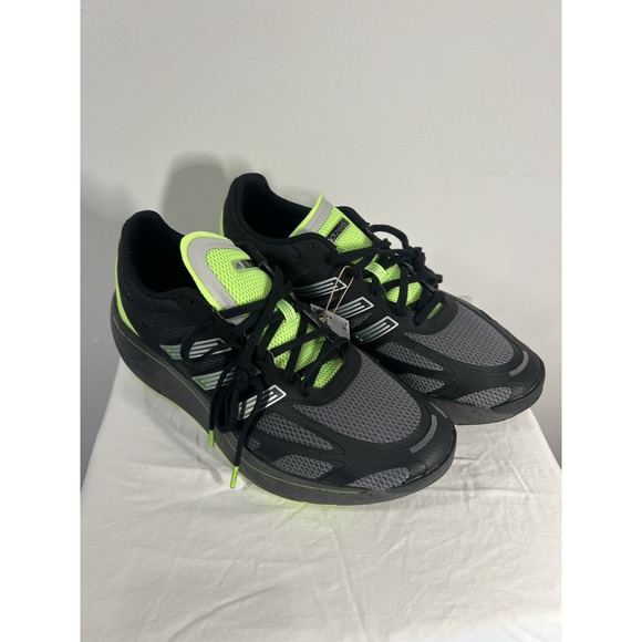 adidas Other - adidas Adizero Aruku Mens 12 Black Gray Neon Green Swirlfoam Sneakers NWT